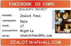 Facebook id card